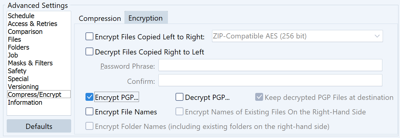 Encrypt PGP